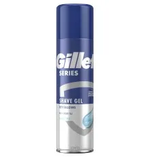 Гель для гоління Gillette Series Відновлювальний із зеленим чаєм 200 мл (7702018619658)