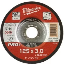 Круг відрізний Milwaukee по металу SCS 42/125х3 PRO+, 125мм (4932451496)