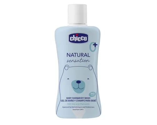 Детский гель для душа Chicco Natural Sensation Без слез шампун 200 мл 8058664164004 (11530.00)