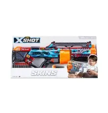 Игрушечное оружие Zuru X-Shot X-Shot Быстрострельный бластер Skins Last Stand Apocalypse (16 патронов) (36518D)