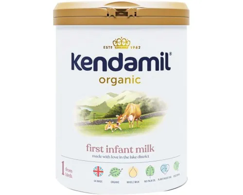 Детская смесь Kendamil Organic молочная №1 с 0 до 6 мес 800 г (77000332)
