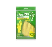 Перчатки хозяйственные Frau Tau Резиновые S/М 1 пара (4820263230992)