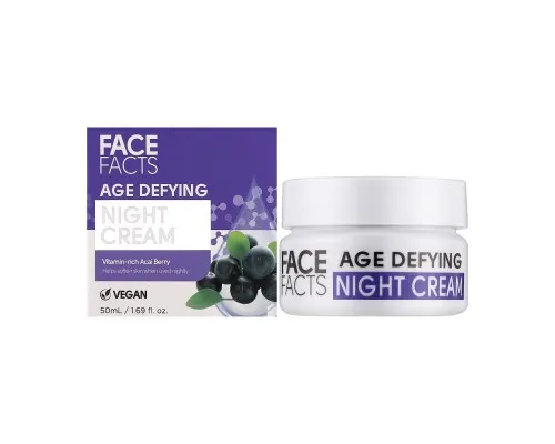 Крем для лица Face Facts Age Defying Night Cream Антивозрастной ночной 50 мл (5031413914009)