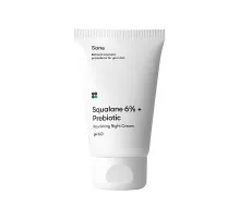 Крем для лица Sane Squalane 6% + Prebiotic Nourishing Night Cream pH 6.0 Ночной с пребиотиком и скваланом 40 мл (4820266830373)