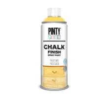 Фарба-аерозоль Pintyplus на водній основі Chalk-finish, Світло-жовта, 400 мл (8429576235005)