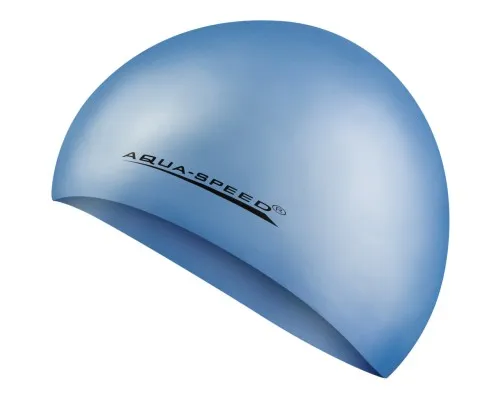 Шапка для плавання Aqua Speed Mega 100-02 блакитний Уні OSFM (5908217635419)