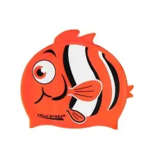 Шапка для плавания Aqua Speed Zoo 115-75-Nemo 5758 помаранчева рибка Діт OSFM (5908217657589)