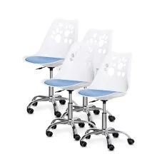 Дитяче крісло Evo-kids Indigo 4 шт White / Blue (H-232 W/BL- X4)