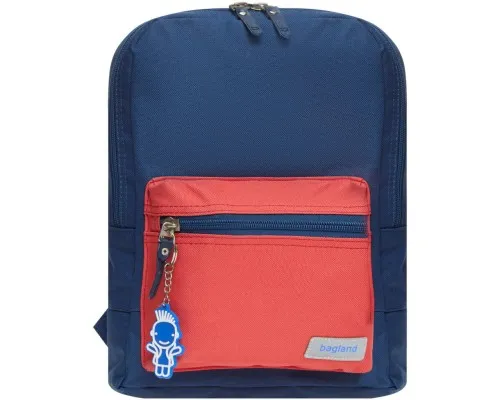 Рюкзак школьный Bagland Молодежный Mini Синий/Красный 8 л (0050866) (6489258)