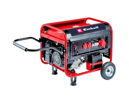 Генератор Einhell TC-PG 55/E5, 230V/380V (1/3 фази), 3.6/5.5kW, електростарт, AVR, 83кг (4152562)