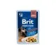 Влажный корм для кошек Brit Premium Delicate Fillets in Gravy Chicken для стерилизованных (8595602570614)