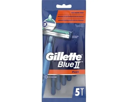 Бритва Gillette одноразовая Blue 2 Plus 5 шт (3014260283254)