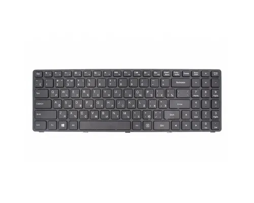 Клавіатура ноутбука PowerPlant Lenovo IdeaPad 100-15IBD черный, черный фрейм (KB310623)