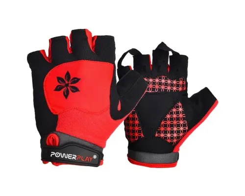 Велорукавиці PowerPlay Women 5284 Red XS (5284A_XS_Red)