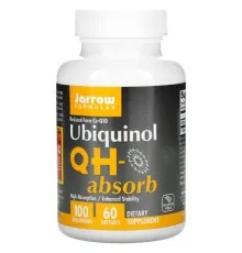 Витамин Jarrow Formulas Убихинол QH-Absorb, 100 мг, Ubiquinol, QH-Absorb, 60 гелевы (JRW-06019)