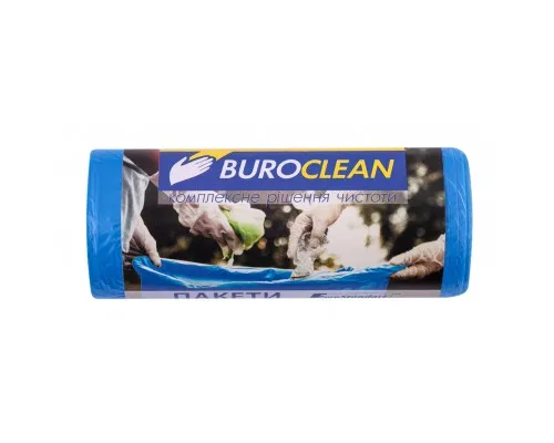 Пакети для сміття Buroclean EuroStandart сині 35 л 30 шт. (4823078977816)