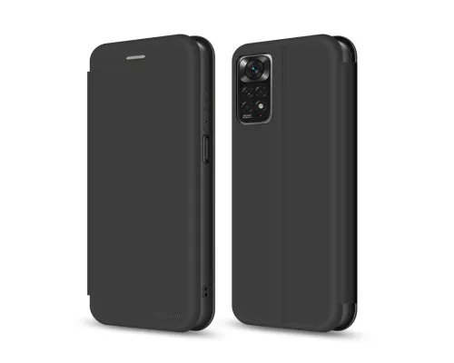 Чехол для мобильного телефона MakeFuture Xiaomi Redmi Note 11 Pro Flip (Soft-Touch PU) Black (MCP-XRN11PBK)