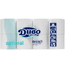 Туалетний папір Диво Бізнес Optimal 2 шари 16 рулонів (4820003833582)