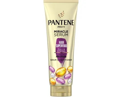 Кондиціонер для волосся Pantene Pro-V Miracle Serum Поживний коктейль Обємне та міцне 200 мл (8001090856005)