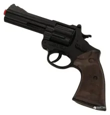 Игрушечное оружие Gonher Револьвер 12-зарядный черный, в коробке (127/6)