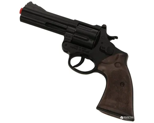 Игрушечное оружие Gonher Револьвер 12-зарядный черный, в коробке (127/6)