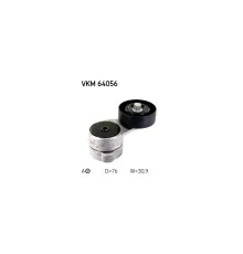 Натягувач ременя з роликом SKF VKM 64056