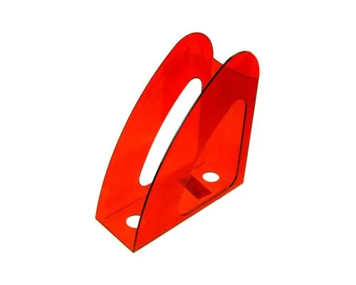 Лоток для паперів Economix вертикальний Райдуга, пластик яскраво-червоний (E31904-03)