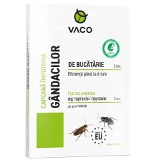 Ловушка для тараканов Vaco Eco клеевая от тараканов и пруссаков 2 шт. (5901821952705)