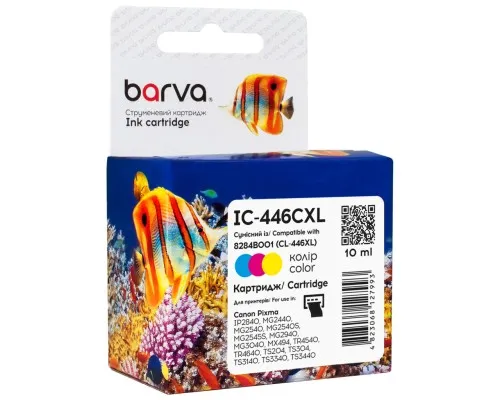 Картридж Barva Canon CL-446 XL color/8284B001, 10 мл (IC-446CXL)