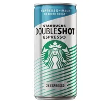 Холодный кофе Starbucks Doubleshot Espresso No Added Sugar 200 мл (5711953079566)