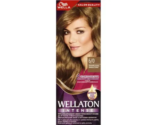 Фарба для волосся Wellaton 6/0 Темний блонд 110 мл (4064666085678)