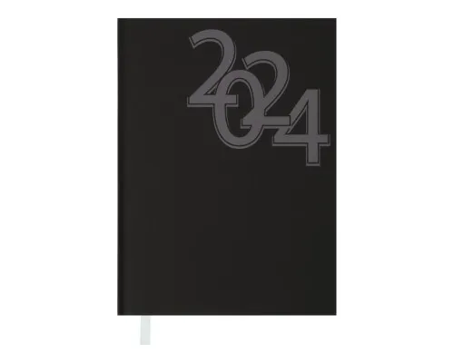 Еженедельник Buromax датированный 2024 OFFICE, А5 черный (BM.2164-01)