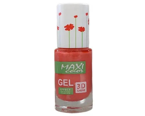 Лак для нігтів Maxi Color Gel Effect Hot Summer 08 (4823077504471)
