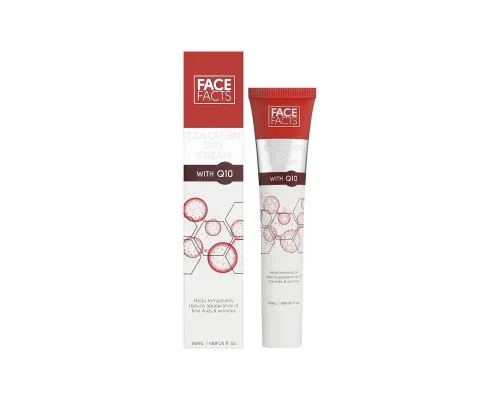 Крем для обличчя Face Facts Collagen & Q10 Day Cream Денний з колагеном та коензимом Q10 50 мл (5031413919707)
