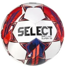 М'яч футбольний Select Brillant Super FIFA TB v23 білий, червоний Уні 5 (5703543317011)