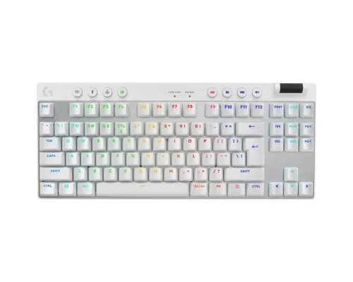 Клавіатура Logitech G PRO X TKL Lightspeed Tactile USB UA White (920-012148)