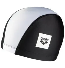 Шапка для плавання Arena Unix II JR 002384-102 чорний, білий Діт OSFM (3468336220757)