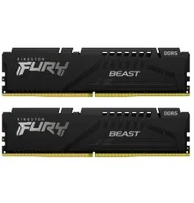 Модуль памяти для компьютера DDR5 32GB (2x16GB) 6800 MHz Beast Black EXPO Kingston Fury (ex.HyperX) (KF568C34BBEK2-32)