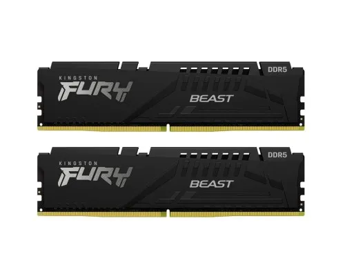 Модуль памяти для компьютера DDR5 32GB (2x16GB) 6800 MHz Beast Black EXPO Kingston Fury (ex.HyperX) (KF568C34BBEK2-32)