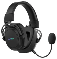 Наушники Hator Hypergang 2 Wireless Tri-Mode Black (HTA-950)