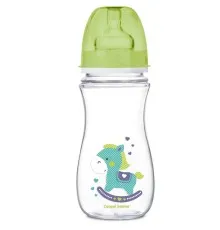 Бутылочка для кормления Canpol babies антиколиковая EasyStart - Toys с широким отверстием 300 мл (35/222_gre)