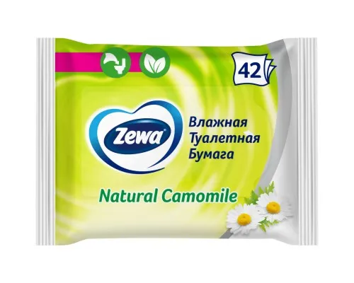 Туалетний папір Zewa Natural Camomile 42 шт (7322540796520)