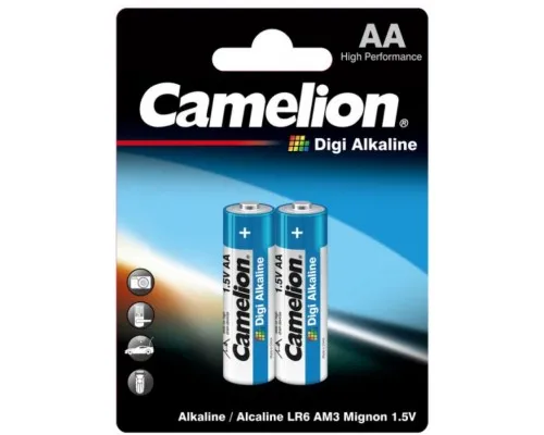 Батарейка Camelion AA LR6 Digi Alkaline * 2 (LR6-BP2DG)