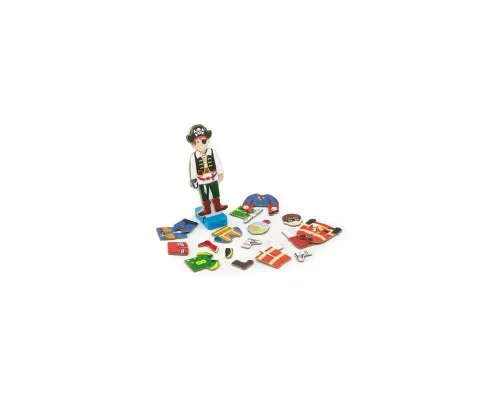 Ігровий набір Viga Toys Гардероб хлопчика на магнітах (50021)