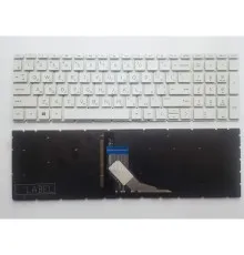 Клавиатура ноутбука HP Pavilion SleekBook 15-DA 250 G7, 255 G7 Series белая с подсв (A46146)