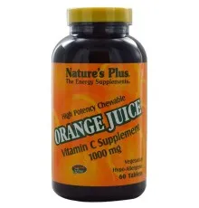 Витамин Natures Plus Витамин С, Orange Juice Vitamin C, 1000 мг, Nature's Plus, 6 (NTP2468)