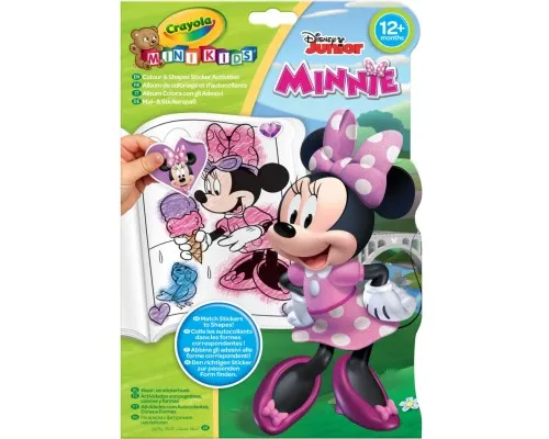 Набор для творчества Crayola Mini Kids Minnie Mouse раскраска со стикерами (256399.012)
