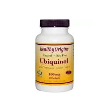 Антиоксидант Healthy Origins Убихинол, Ubiquinol, 100 мг, 30 желатиновых капсул (HO36465)