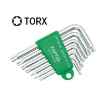 Набор инструментов Toptul ключей TORX Г-обр. T10-T40 7ед. (GAAL0705)