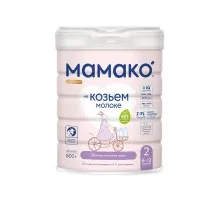 Дитяча суміш MAMAKO 2 Premium на козячому молоці 6-12 міс. 800 г (8437022039091)